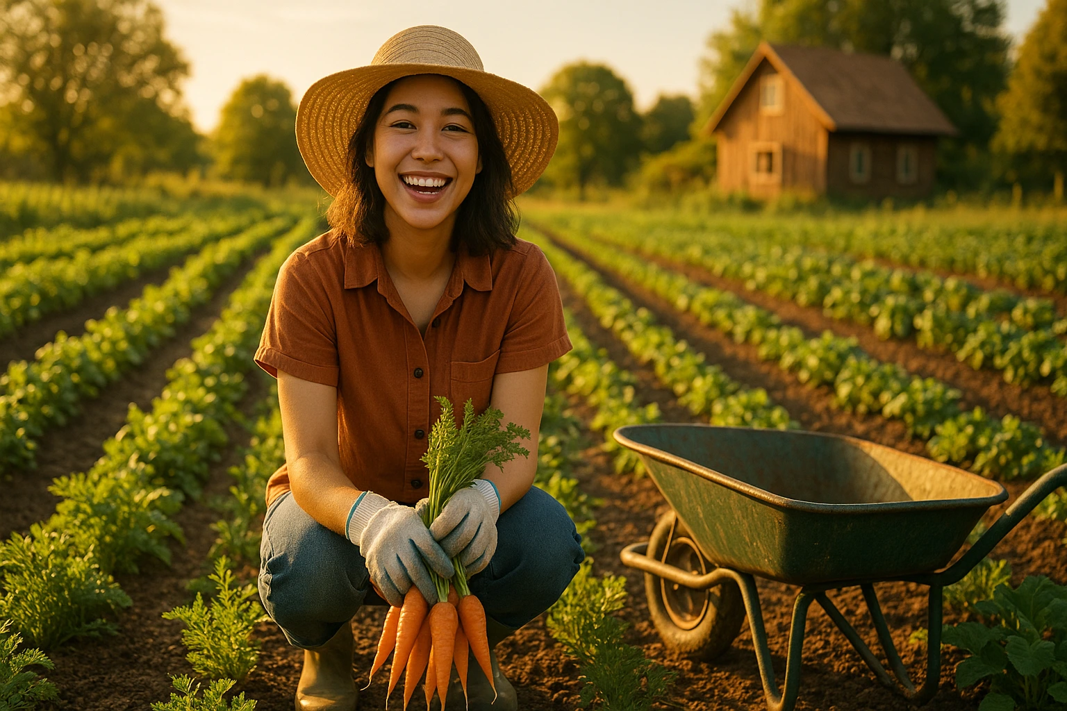 Volunteer farming in work exchanges for free accommodation
