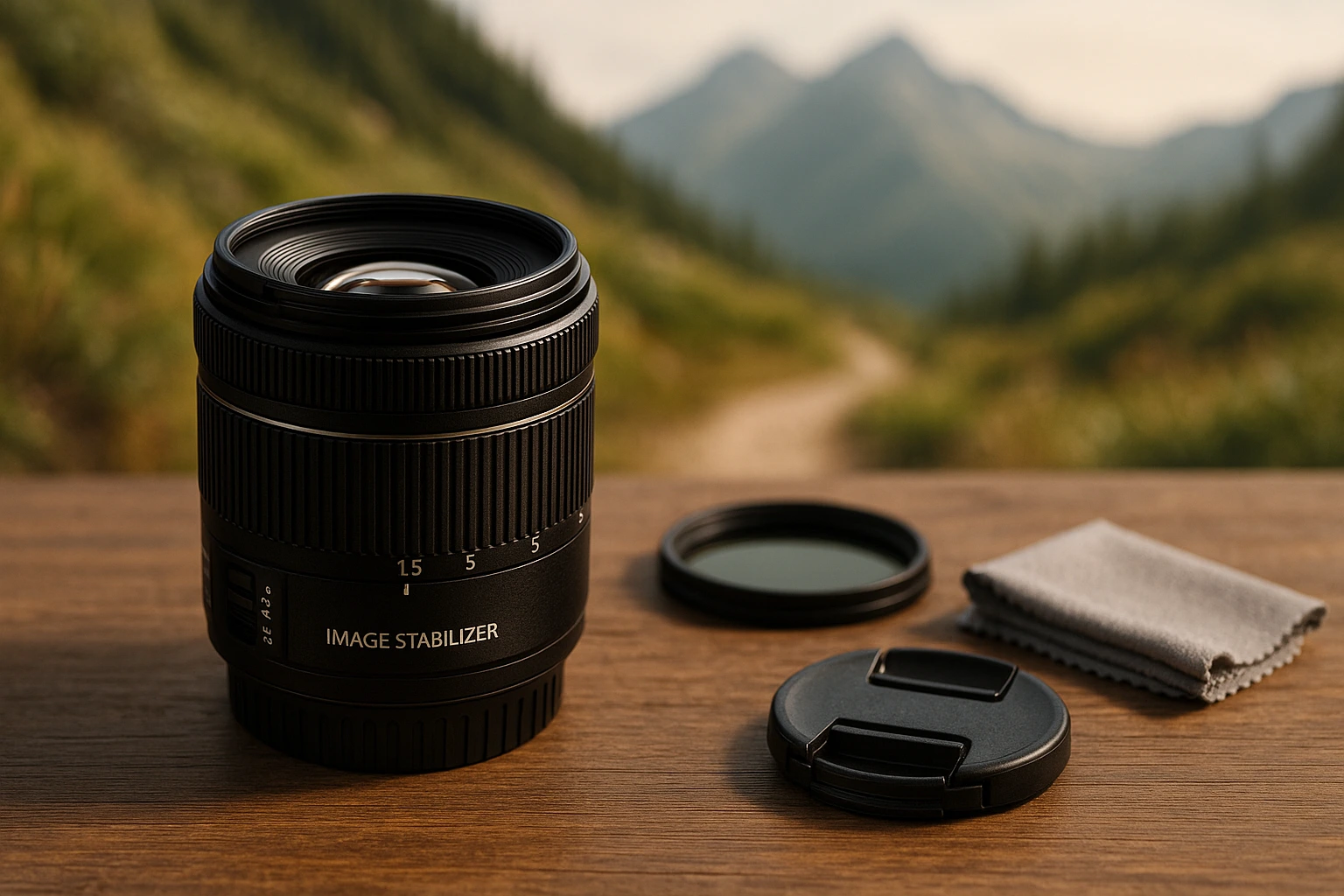 Compact camera lens for adventure photography